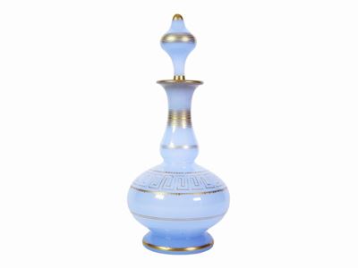 Piccola Bottiglia in Opaline Celeste