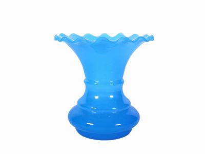 Vaso in Opaline Azzurra