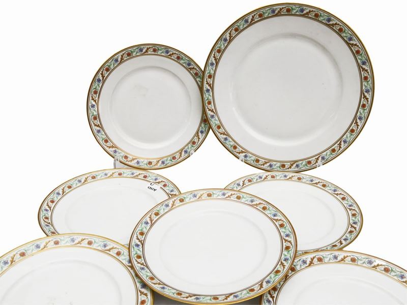Set da Dolce in Porcellana, Richard Ginori Pittoria di Doccia