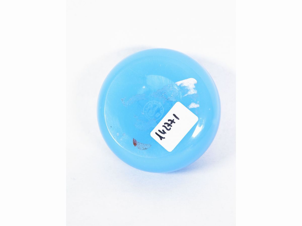 Fermacarte in Opaline Azzurra, Baccarat