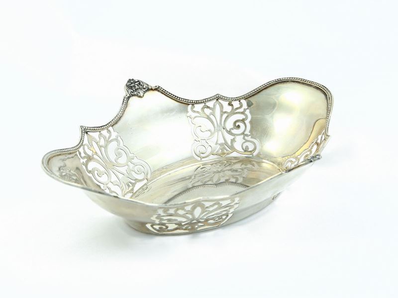 Centrotavola Ovale in Argento