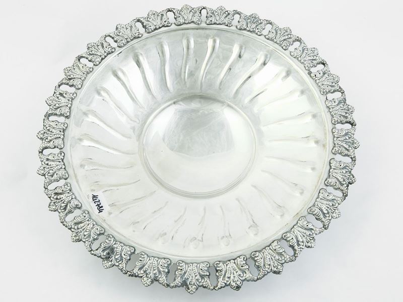 Centrotavola Rotondo in Argento