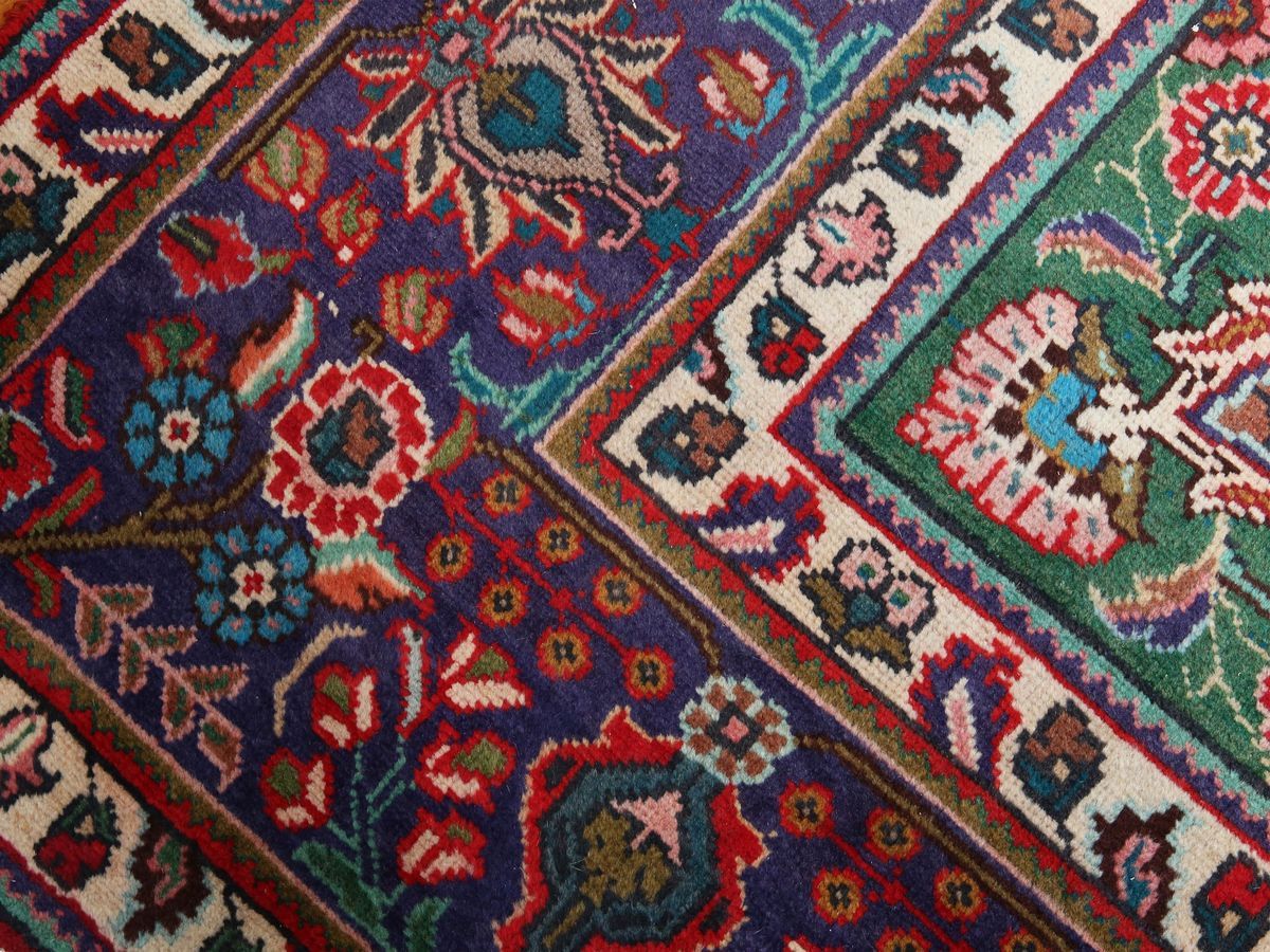 Tappeto Persiano Tabriz di Vecchia Manifattura