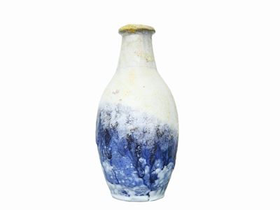 Vaso a Fiasca in Ceramica Invetriata, 1955