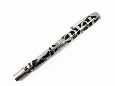 Penna Stilografica Sheaffer Nostalgia in Argento 925/1000 e Resina Nera