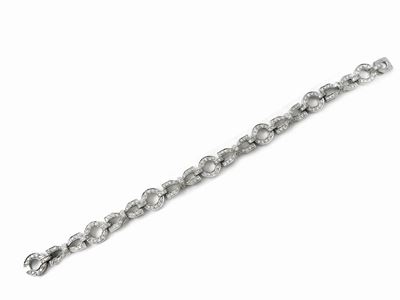 Bracciale in Oro Bianco con Diamanti
