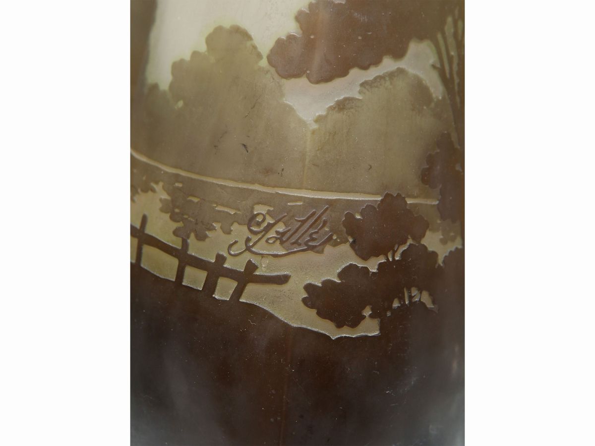 Vaso con Paesaggio, Etablissements Gallé