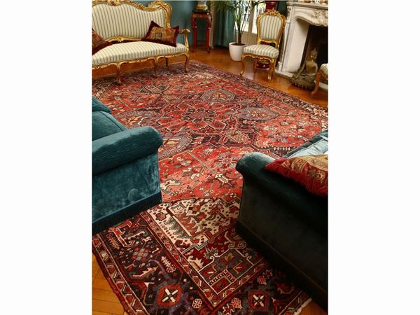 Large Heritz carpet of old manufacture