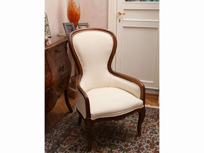 Poltroncina in Noce