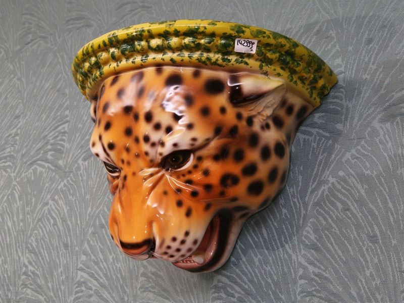 Mensola Animalier in Terraglia Policroma di Bassano