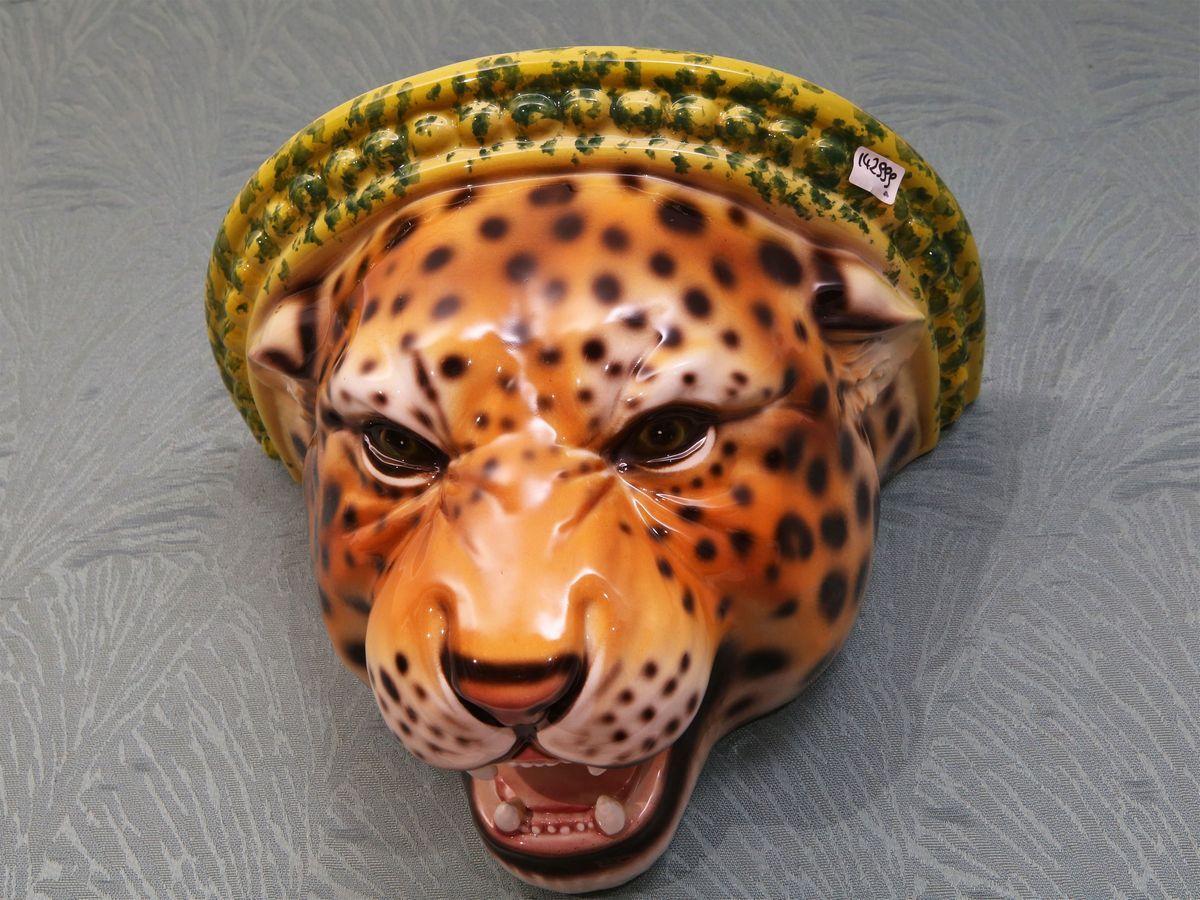 Mensola Animalier in Terraglia Policroma di Bassano