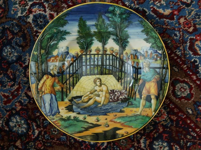 Piatto in Maiolica, Urbino 1560 Circa