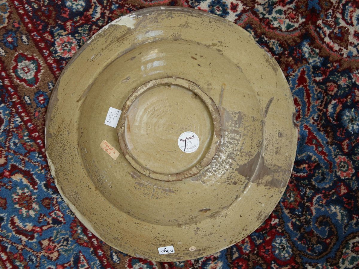 Piatto da Parata in Maiolica, Pesaro o Urbino 1560 Circa