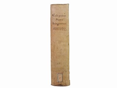 Septem Linguarum Calepinus Hoc Est Lexicon Latinum