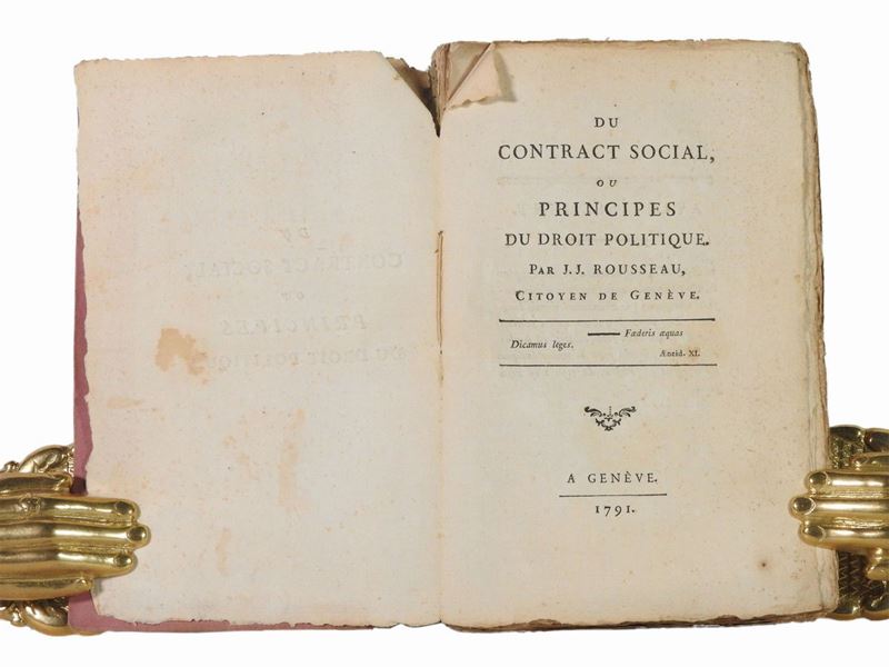 Jean-jacques Rousseau - Du Contrat Social, Ou Principes Du Droit Politique