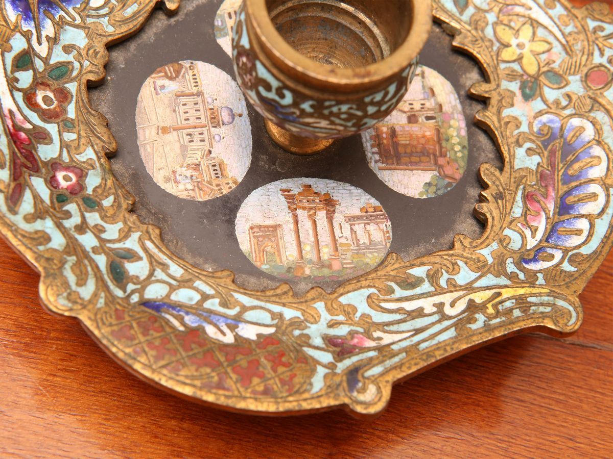 Bugia in Smalti Cloisonnè e Micromosaici Romani