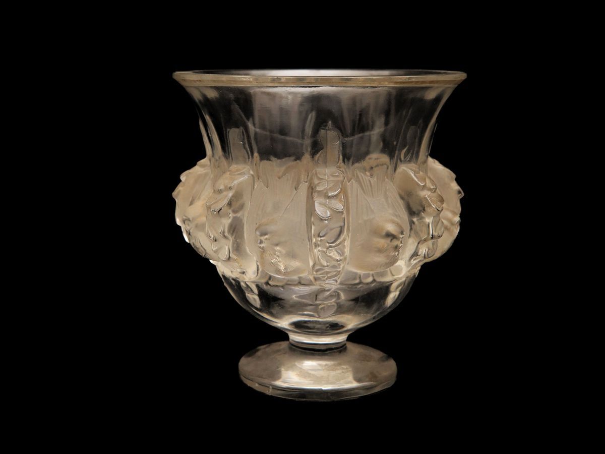 Vaso Dampierre in Cristallo Lalique