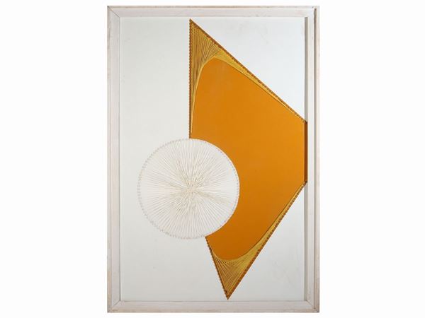Paolo Galletti : Composizione 1973  - Asta L'Arte di Arredare - Maison Bibelot - Casa d'Aste Firenze - Milano