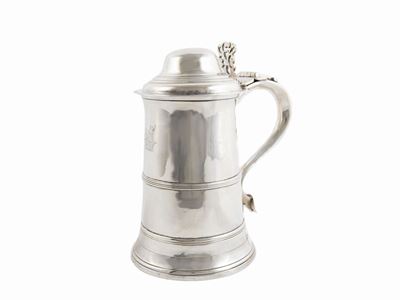Grande Tankard in Argento, Londra 1802