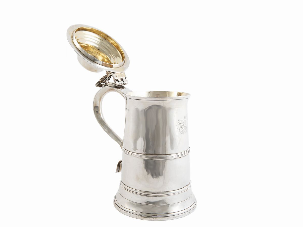Grande Tankard in Argento, Londra 1802