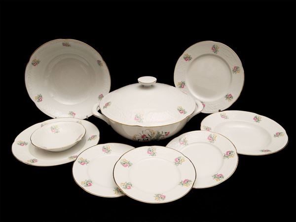 Porcelain plate service, Richard Ginori