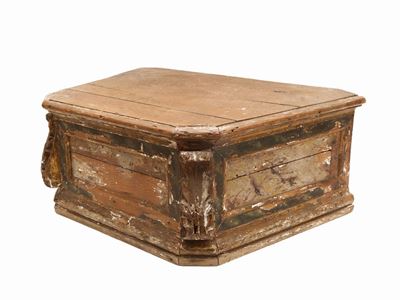 Base per Scultura in Legno Laccato
