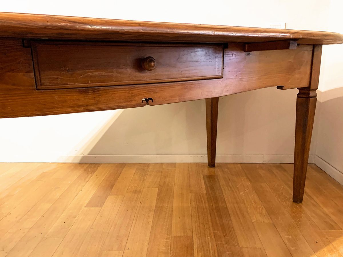Tavolo da Pranzo a Bandelle in Legno Tenero