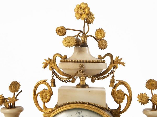 Orologio da tavolo Tempietto vintage in vendita su Pamono