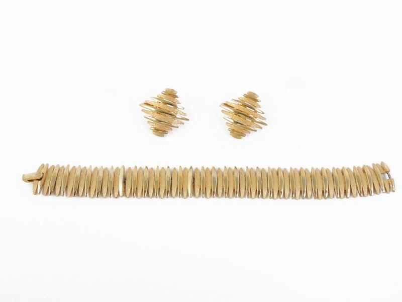 Lotto di Bijoux in Metallo Dorato