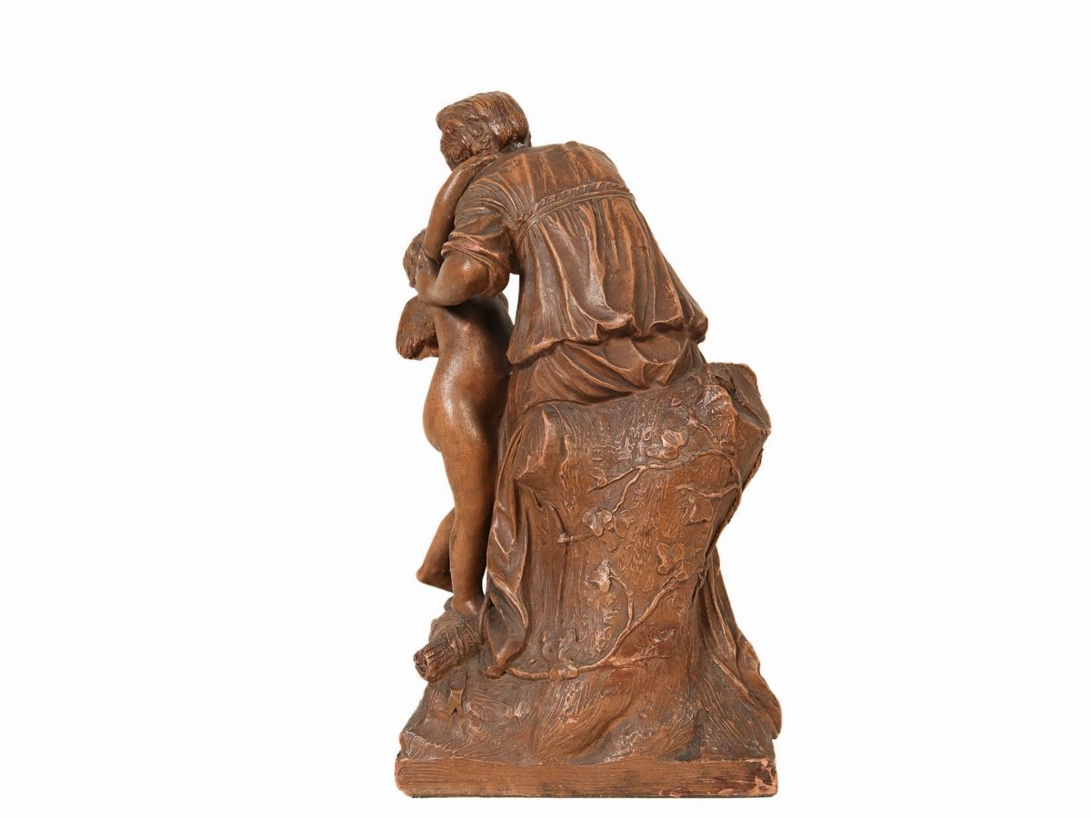 Jean-baptiste Pigalle - L'amore che Abbraccia L'amicizia 1756