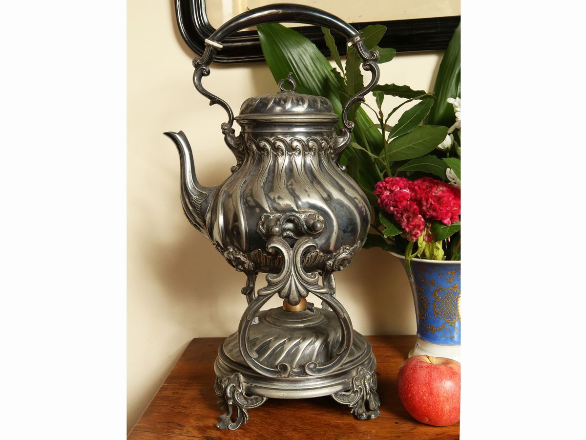 Samovar in Metallo Argentato