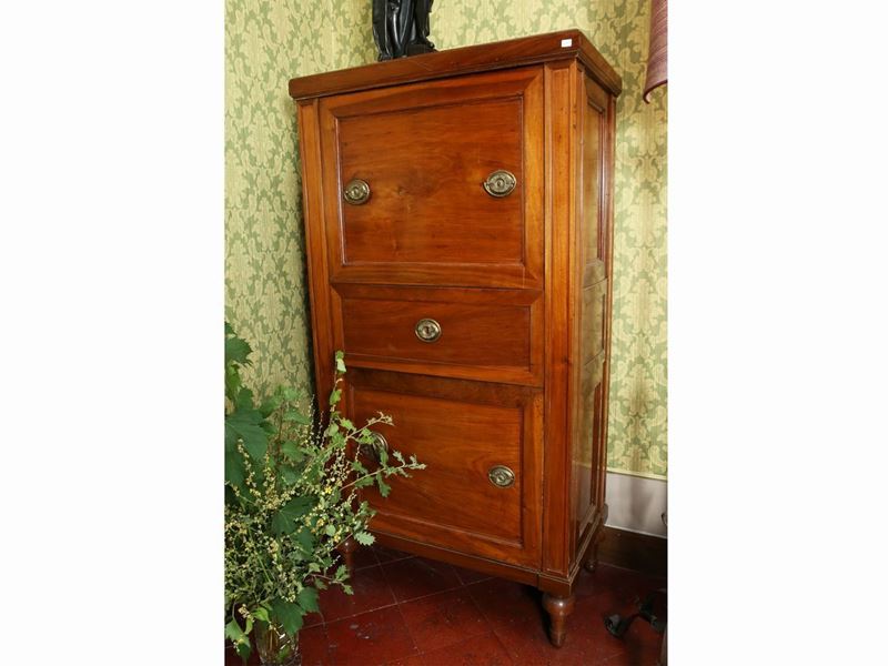 Secretaire Cassaforte in Ciliegio