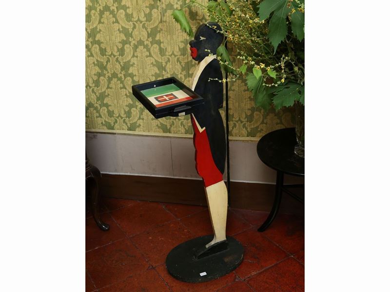 Servomuto Coloniale in Legno Tenero Laccato