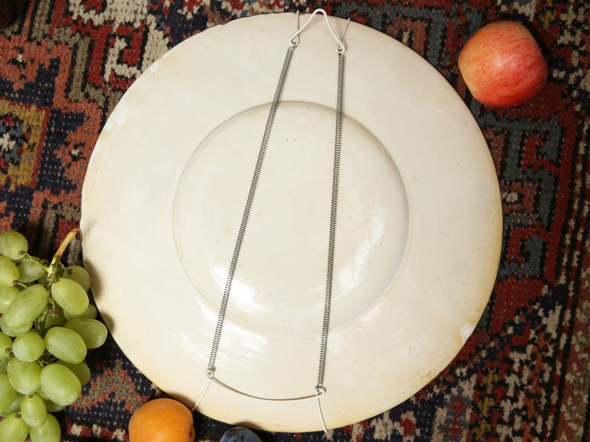 Coppia di Piatti da Parata in Maiolica