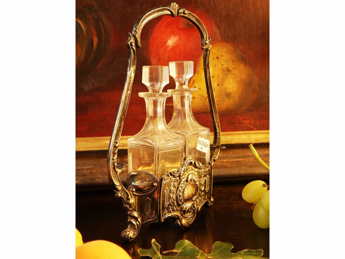 Piccola Oliera Liberty in Lamina D'argento