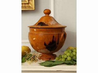 Zuppiera in Terracotta Invetriata