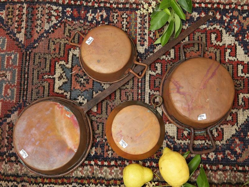 Quattro Pentole in Rame