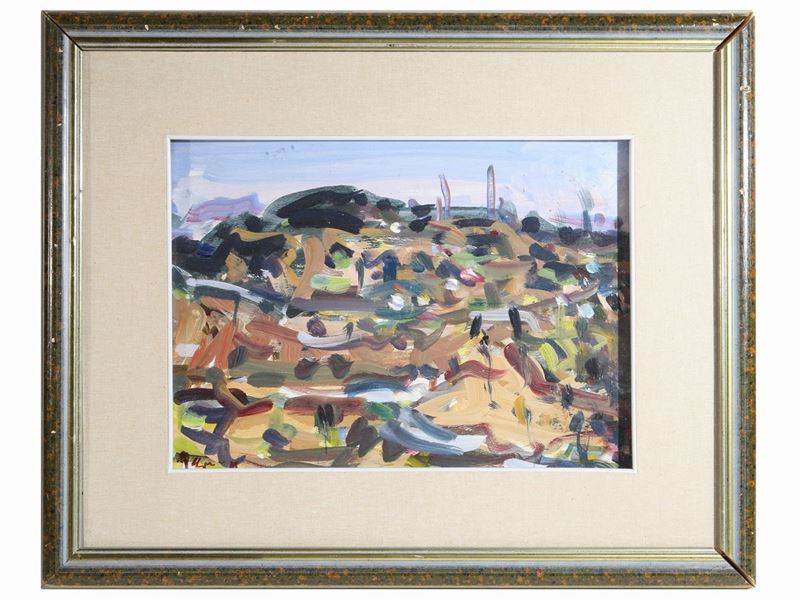 Enzo Pregno - Paesaggio Toscano