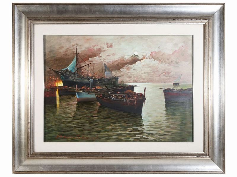 Colucci Vittorio - Marina al Chiar di Luna