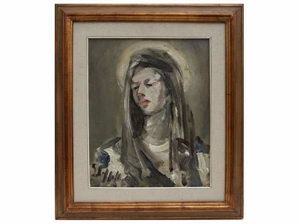 Emanuele Cappello : Madonna  ((1827-1902))  - Asta Arte Moderna e Contemporanea - Maison Bibelot - Casa d'Aste Firenze - Milano