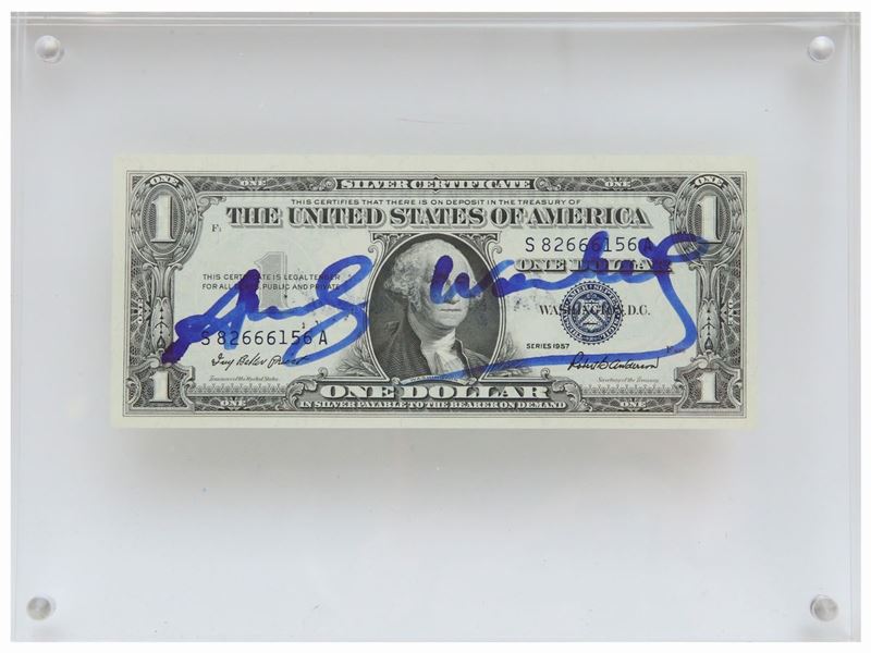 Andy Warhol - One Dollar George Washington, 1957