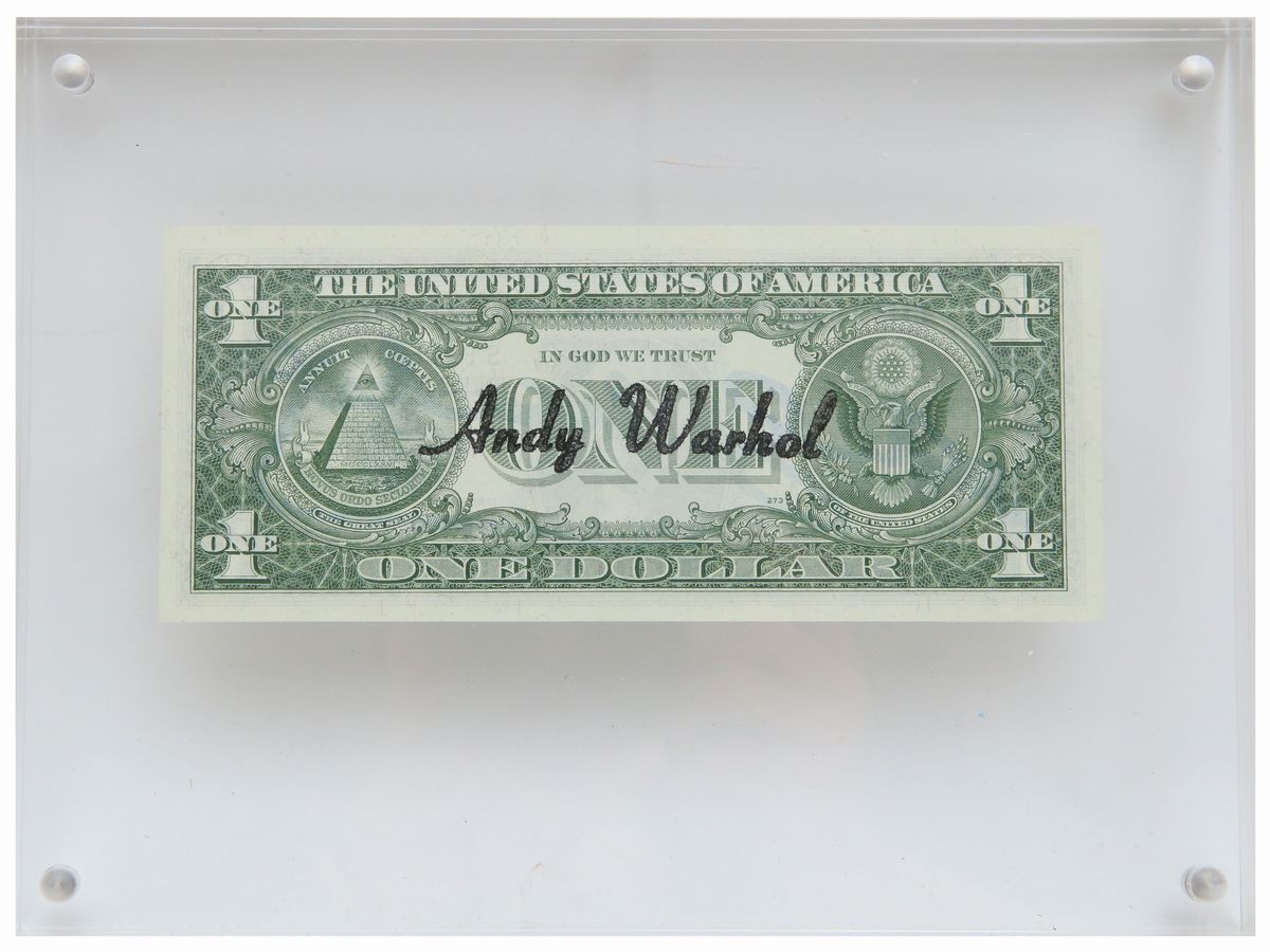 Andy Warhol - One Dollar George Washington, 1957