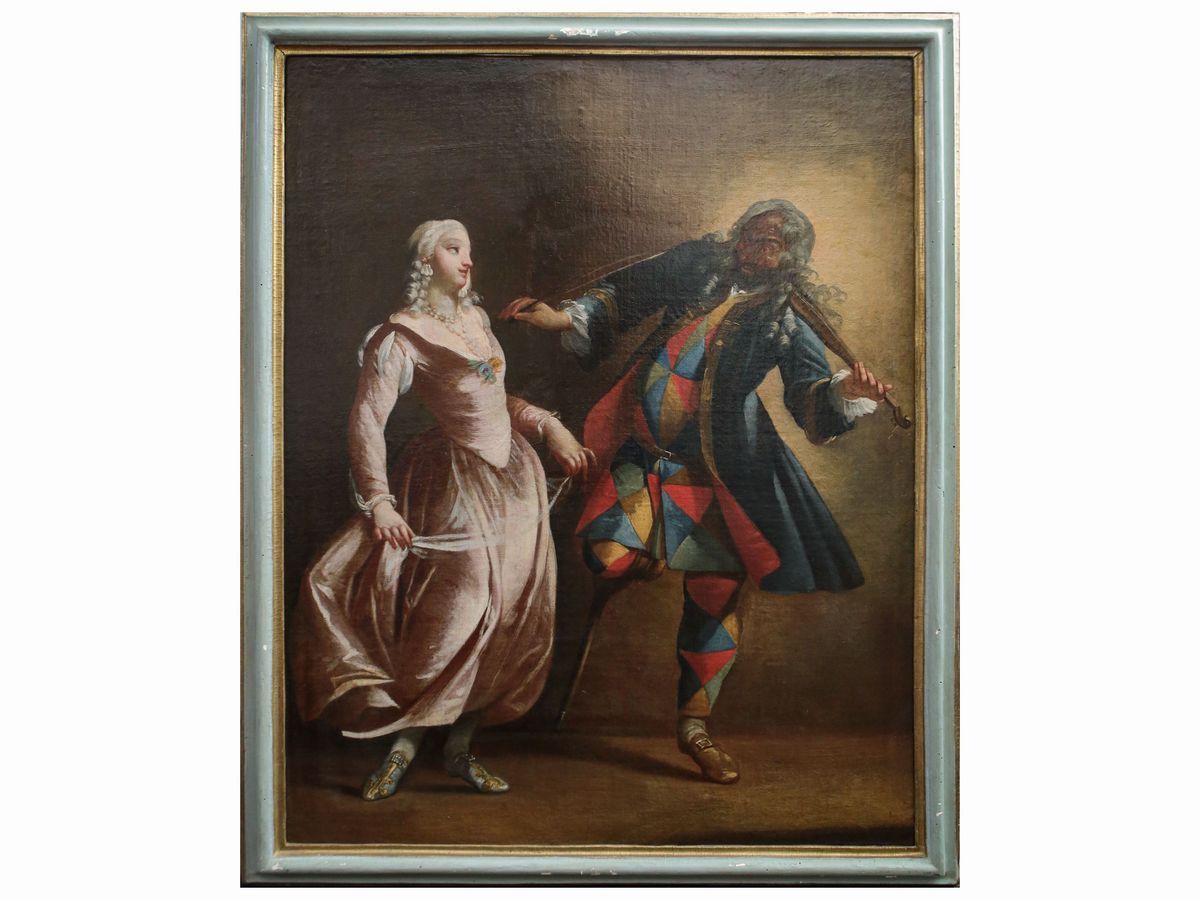 Giovanni Domenico Ferretti - Arlecchino Respinto Dall'amante - Arlecchino Maestro di Danza