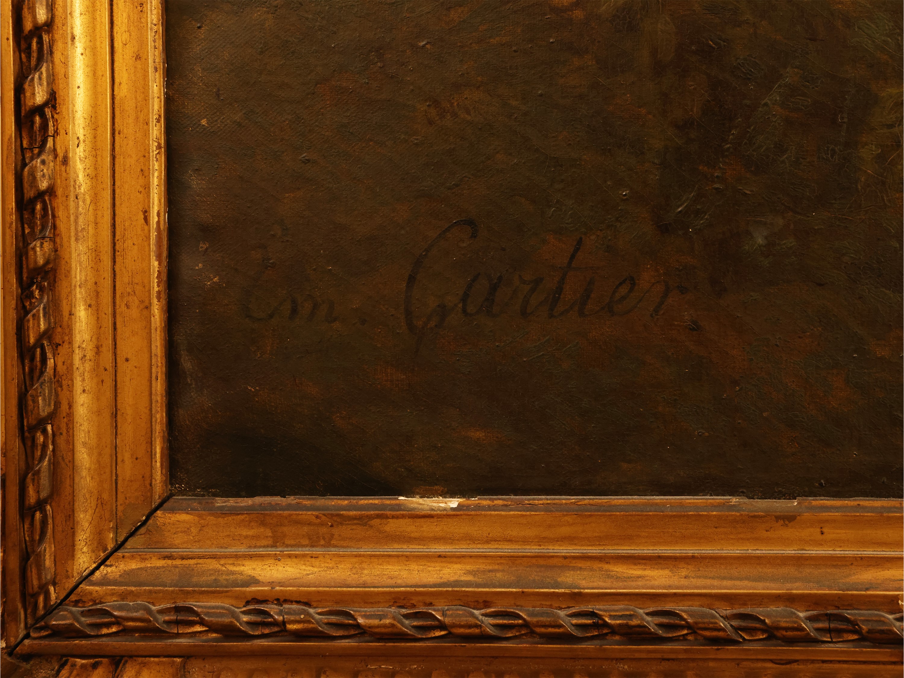 Victor Émile Cartier - Armenti in un Paesaggio