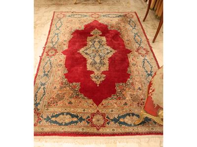 Tappeto Orientale Kirman Imperiale di Vecchia Manifattura