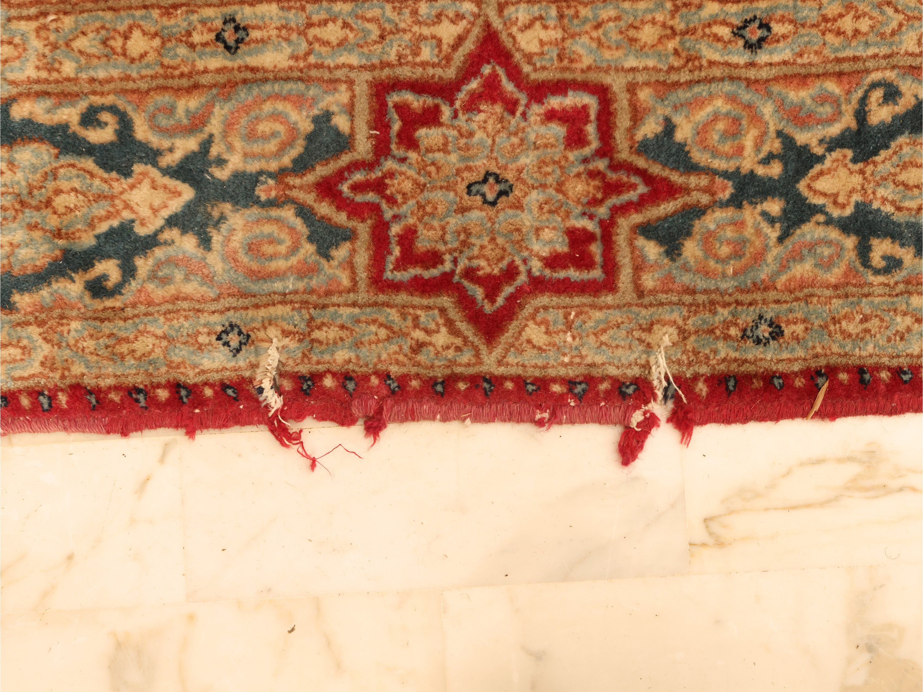 Tappeto Orientale Kirman Imperiale di Vecchia Manifattura