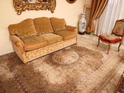 Tappeto Savonnerie di Vecchia Manifattura