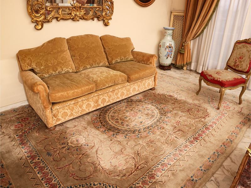 Tappeto Savonnerie di Vecchia Manifattura