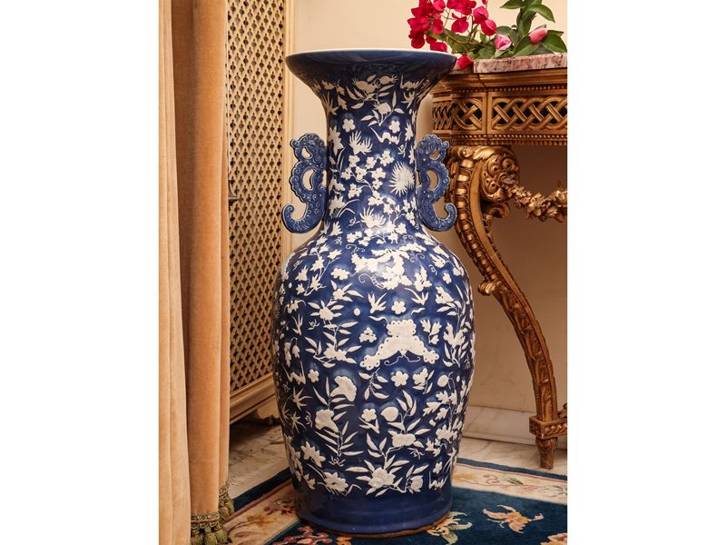 Grande Vaso in Porcellana Orientale