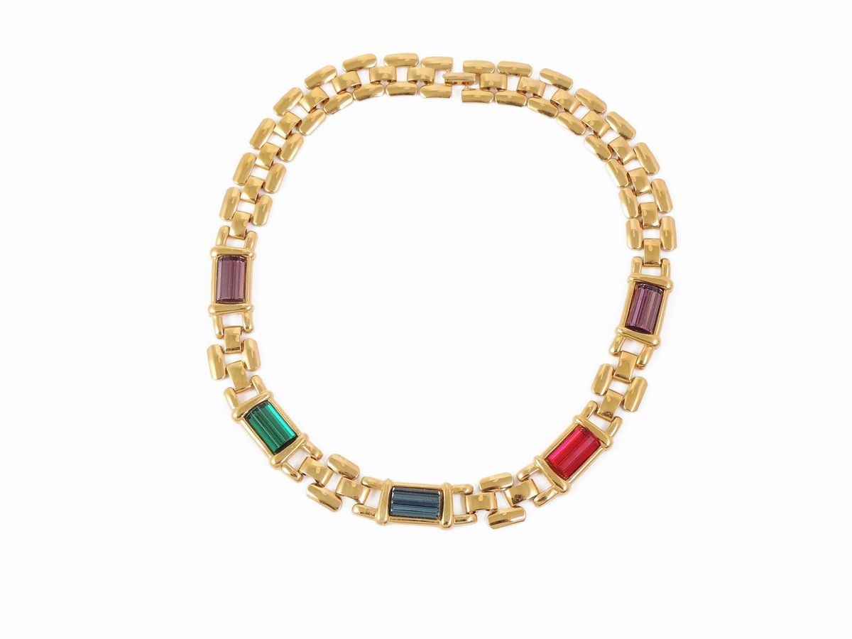 Lotto di Bijoux in Metallo, Strass e Cristalli